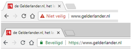 Uw website niet veilig?